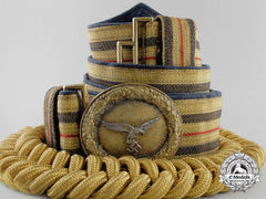 Germany, Luftwaffe. The Dress Aiguillette, Brocade, & Buckle Of Reichsmarschall Hermann Göring