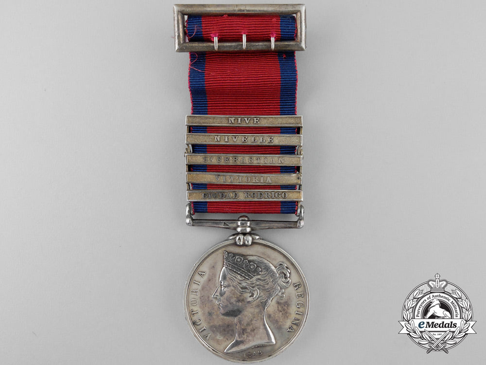 a_military_general_service_medal_to_baron_george_wichmann;_king's_german_legion_t_223