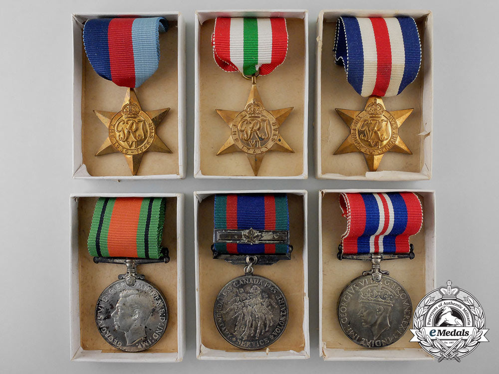 six_second_war_canadian_campaign_medals&_stars_with_boxes_t_429