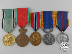 Five Romanian Medals And Awards