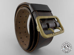 A German Army Belt With Double Open-Claw Buckle By Paulmann & Crone, Ludenscheid