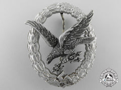 Germany, Luftwaffe. A Radio Operator & Air Gunner Badge, Aluminum Version, By Assmann