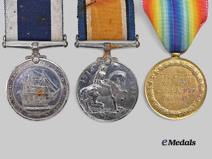 united_kingdom._a_first_war_pair_and_naval_long_service_and_good_conduct_group_to_charles_pollard,_h._m._s_donegal_e_medals__m0715-5_5