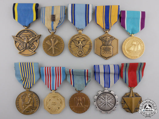 ten_american_air_force_and_coast_guard_medals_ten_american_air_556382486a7b4