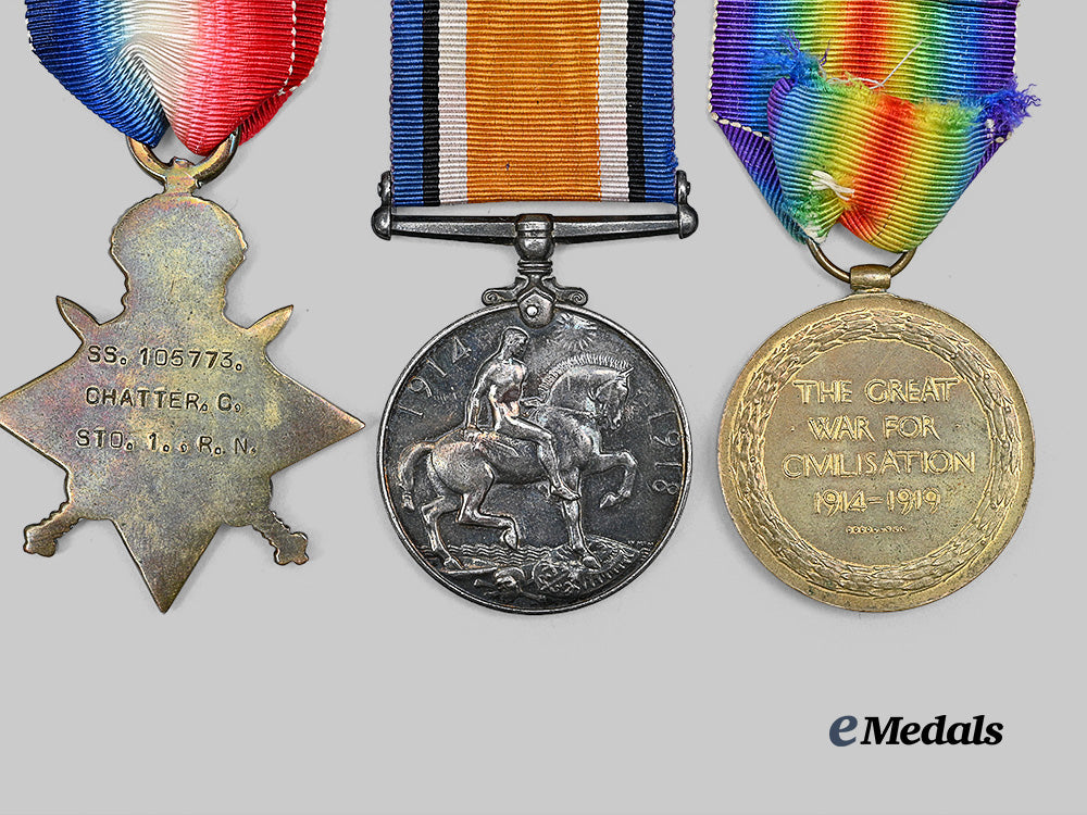 united_kingdom._a_first_war_trio_to_acting_lead_stoker_chatter,_royal_navy_e_medals__g_b8606_5