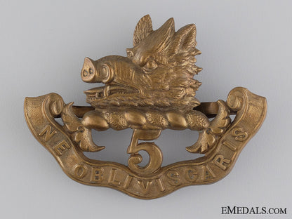 the5_th_regiment_royal_scots_of_canada_glengarry_badge;1900_the_5th_regiment_545261346da03