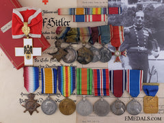 The Awards Of Lt.fellows; Recipient Of The German Red Cross Award