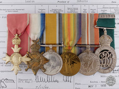 The Awards Of Major Ingram Of The 18Th Canadian Infantry Cef
