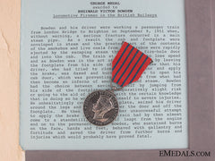 The George Medal For Railway Heroism
