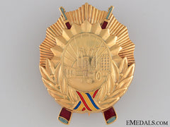 The Order Of Socialist Fatherland In Gold