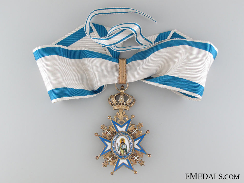 the_order_of_st._sava;3_rd_class_commander_cross_the_order_of_st._538734bedf421