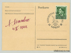 The Signature Of Heinrich Himmler