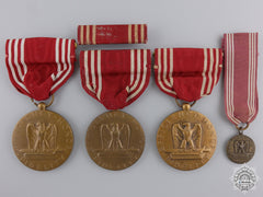 Three American Army Good Conduct Medals; Named