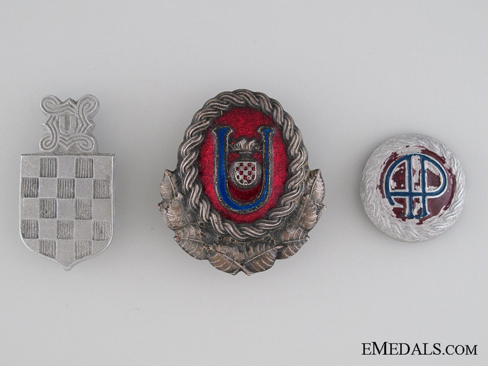 three_croatian_cap_badges_three_croatian_c_52f8fcfa05de6