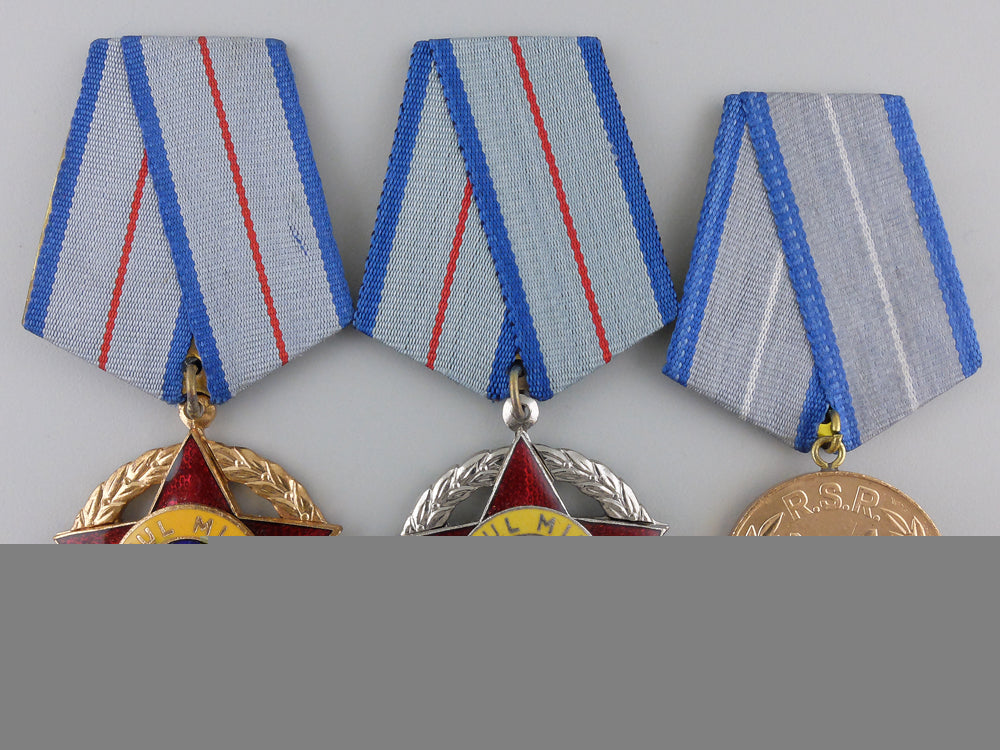 three_romanian_socialist_military_merit_awards_three_romanian_s_55350d40bd8b4