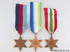 Three Second World War Campaign Stars