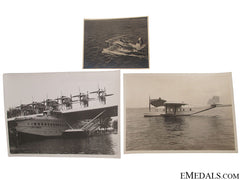 Three Wwii German Seaplane Photographs