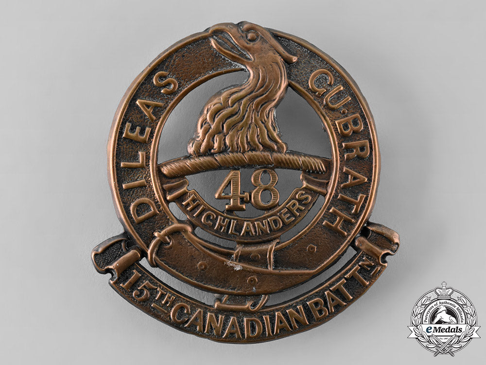 canada,_cef._a15_th_infantry_battalion"48_th_highlanders_of_canada"_glengarry_badge_tray104_lo_010