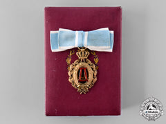 Serbia, Kingdom. A Queen Draga Medal, I Class Gold Grade