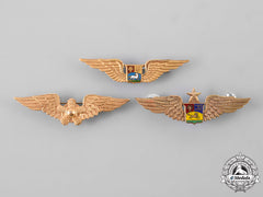 Venezuela, Republic. Three National Bolivarian Military Aviation Badges