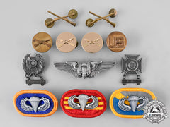 United States. A Lot Of Twelve Armed Forces Insignia
