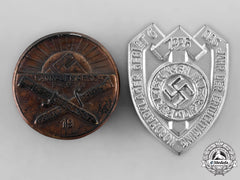 Germany, Hj. A Pair Of Badges