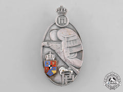 Romania, Kingdom. A Military Academy Graduate Badge, Ii Class Silver Grade, C.1940