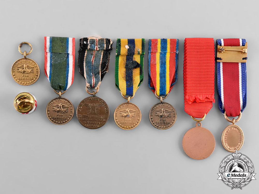Mini Medals United States. A Lot Of Miniature Medals – eMedals