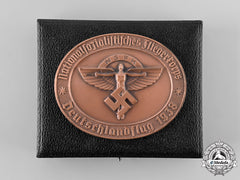 Germany, Nsfk. A 1938 National Socialist Flying Corps (Nsfk) Flight Award Table Medal, With Case