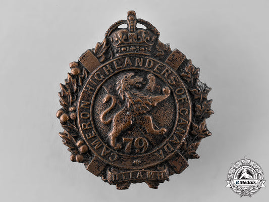 canada,_dominion._a_pre-_first_war79_th_cameron_highlanders_of_canada_collar_badge,1910_model_tray62_lo_004