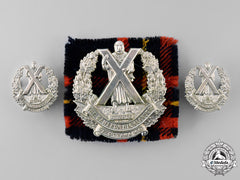 Canada, Commonwealth. A Cameron Highlanders Of Canada (Machine Gun) Insignia Set