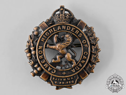 canada,_cef._a43_rd_infantry_battalion"_cameron_highlanders"_glengarry_badge,_c.1916_tray86_lo_012