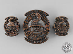 Canada, Cef. A 134Th Infantry Battalion "48Th Highlanders" Insignia Set, By Ellis Bros, C.1916