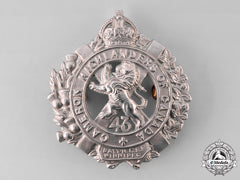 Canada, Cef. A 43Rd Infantry Battalion "Cameron Highlanders" Officer's Glengarry Badge, By Tiptaft