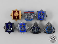 Yugoslavia, Socialist Federal Republic. A Lot Of Military Academy Graduation Badges