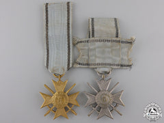 Bulgaria. Two 1915 Bulgarian Military Orders For Bravery