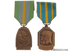 Two Belgian Campaign Medals For Africa
