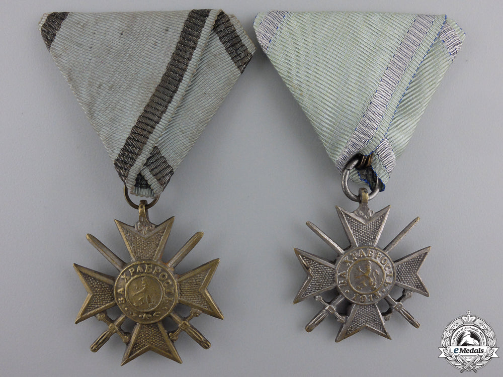 two_bulgarian_military_orders_of_bravery_two_bulgarian_mi_553145371f82d