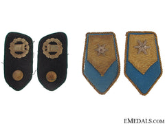 Two Pairs Of Italian Collar Tabs