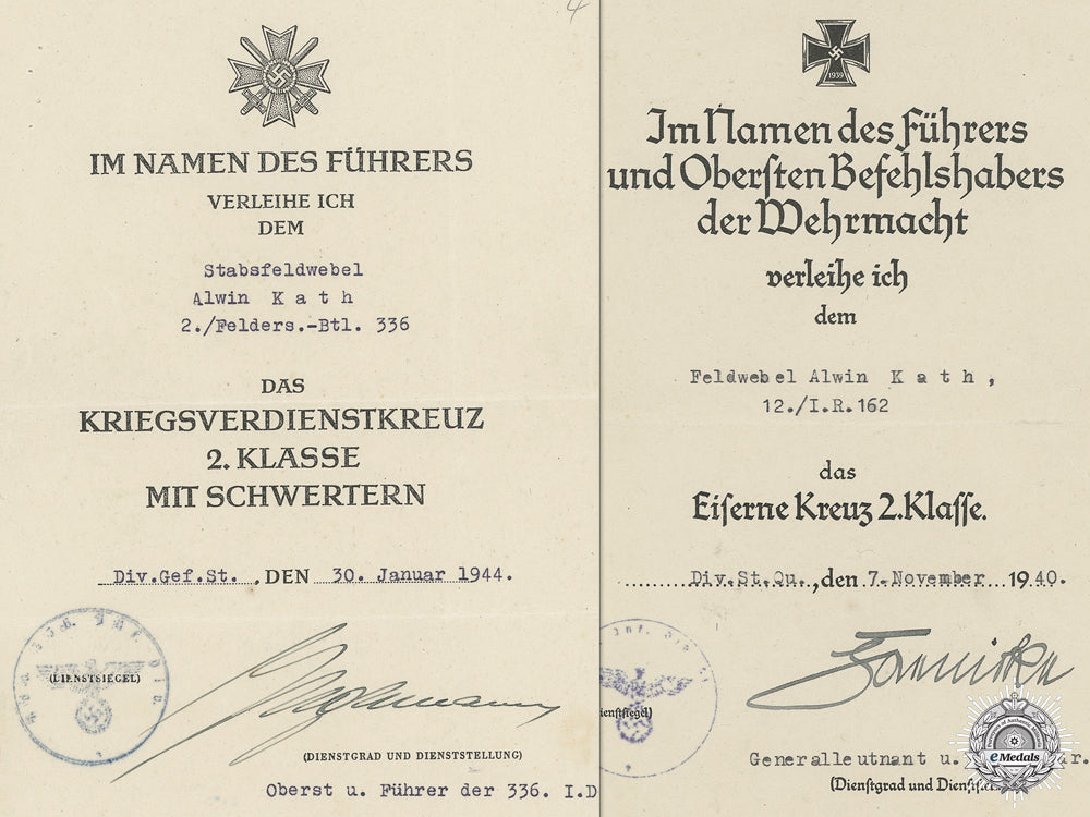 two_second_war_award_documents_to_the162_nd_infantry_regiment_two_second_war_a_54e39d1be672e