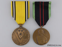 Two Second War Belgian Medals