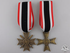 Two Second War German Merit Crosses