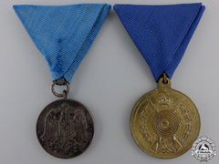 Two Serbian Medals And Awards