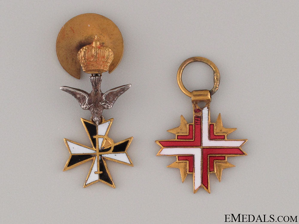 two_spanish_miniature_medals_two_spanish_mini_5240847a6aeed