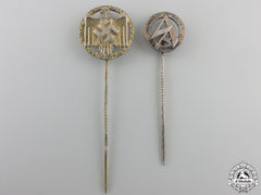 Two Third Reich Stickpins