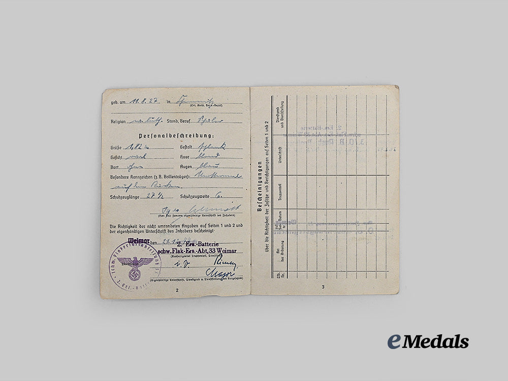 germany,_luftwaffe._a_soldbuch_and_accessories_to_theo_schmidt,_flak-_ersatz-_abteilung33_e_medals__g62780_12