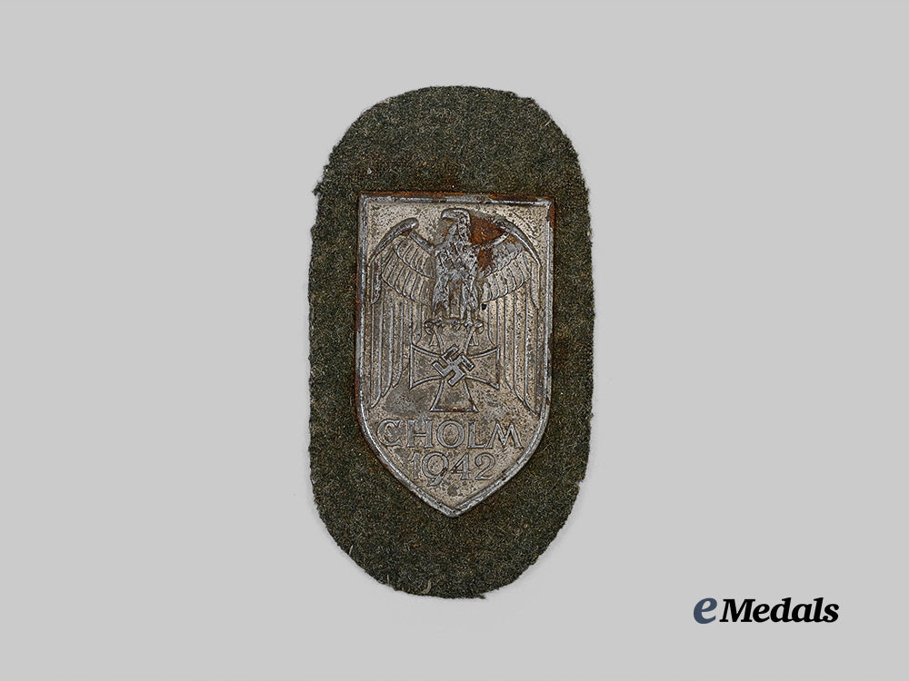 germany,_heer._a_rare_cholm_shield,_with_award_document,_to_gefreiter_karl_moser_e_medals__g62779_6