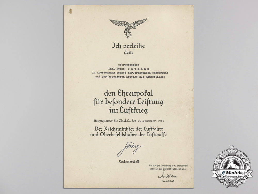 germany,_luftwaffe._an_honor_goblet&100_mission_award_documents_to_obergefreiten_karl-_heinz_baumann,8./_kg4_u_010_1_1