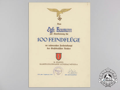 germany,_luftwaffe._an_honor_goblet&100_mission_award_documents_to_obergefreiten_karl-_heinz_baumann,8./_kg4_u_014_1_1