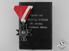 Croatia. An Order Of Iron Trefoil With Oakleaves For Gallantry In Action, C.1941